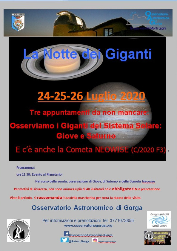 OAG: Osservatorio Astronomico di Gorga